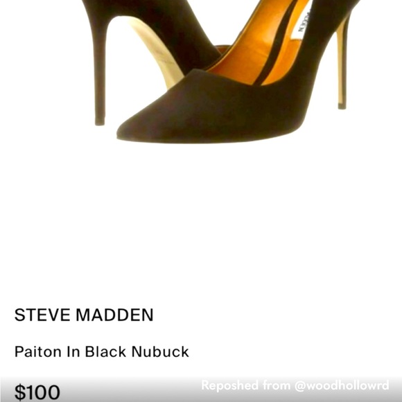 Steve Madden Paiton Corset Nubuck Suede heels Size 7.5 - Picture 9 of 9